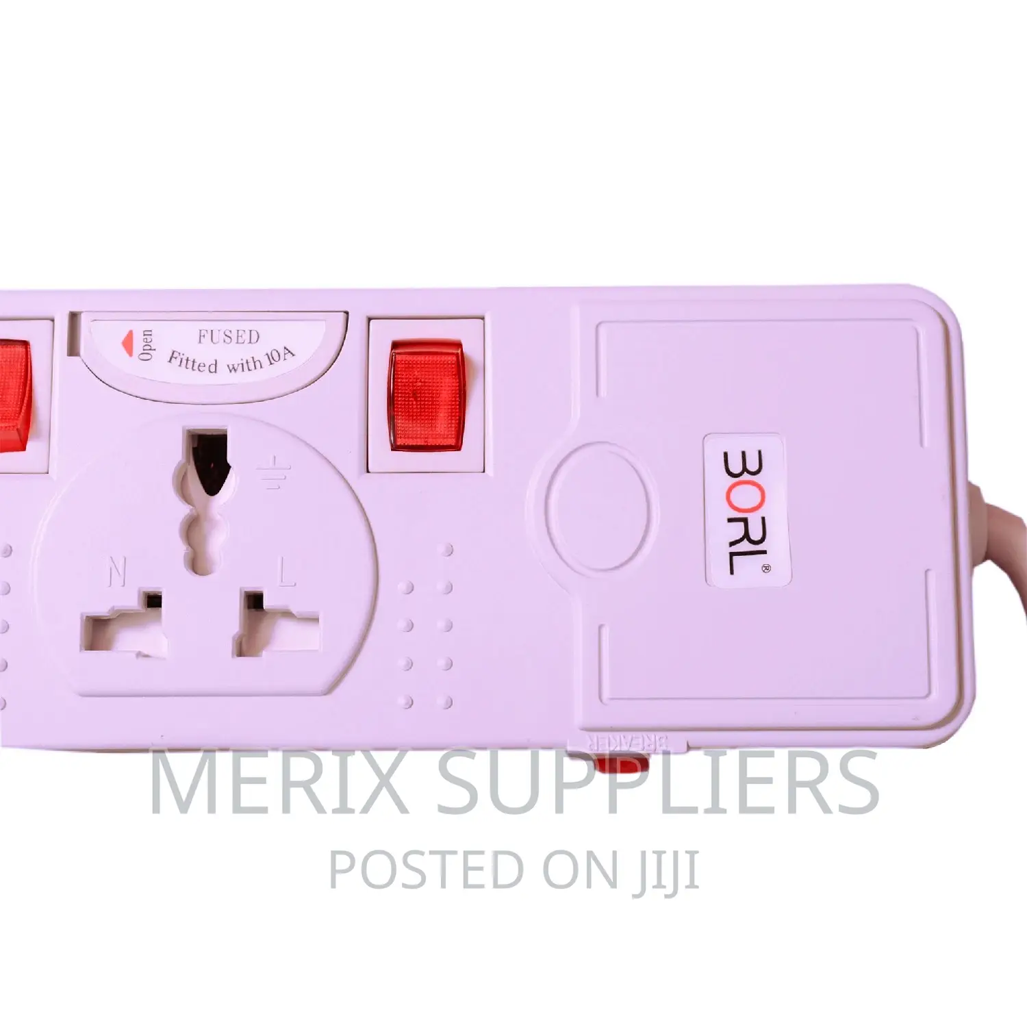 BORL Extension Cable Socket | Heavy Duty | Surge Protection