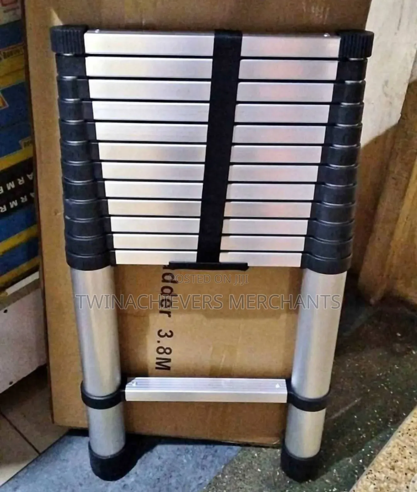 3.8m Telescoping Ladder,Foldable Ladder