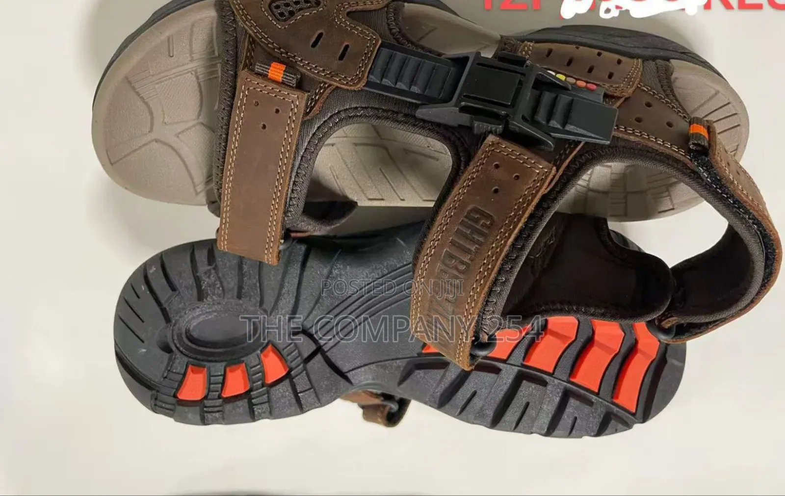 Quality Soft Rubber Sole Open Cat Slide Leather Sandals