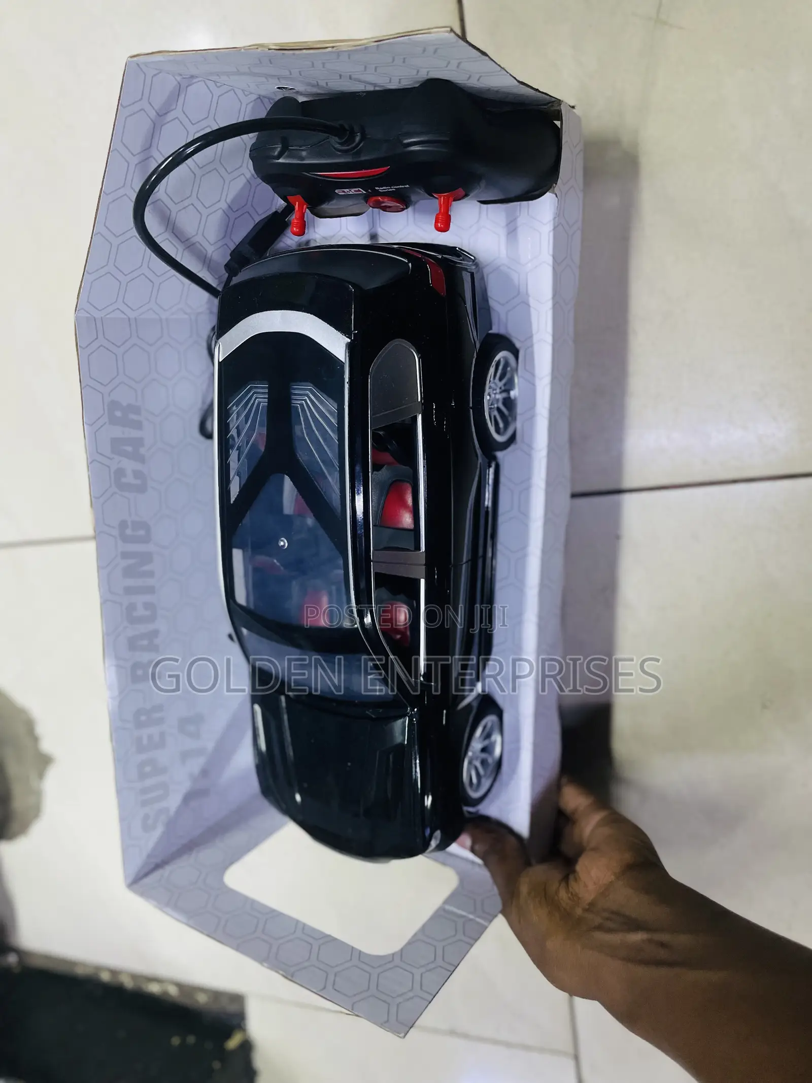 Rc Black Super Racing Car With Controller