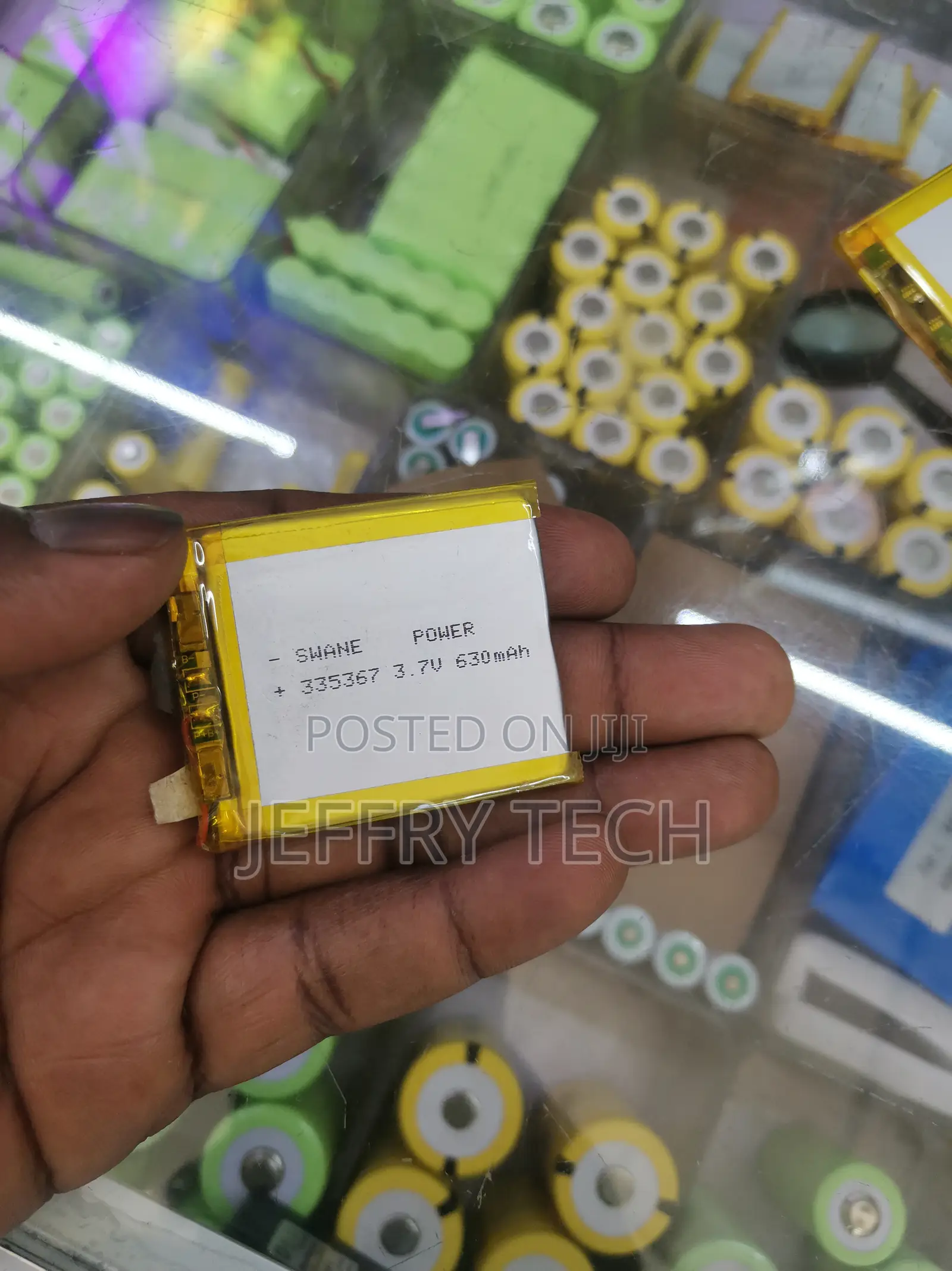 Swane 3.7v 630mah Lipo Battery - Single Cell Lithium Polymer