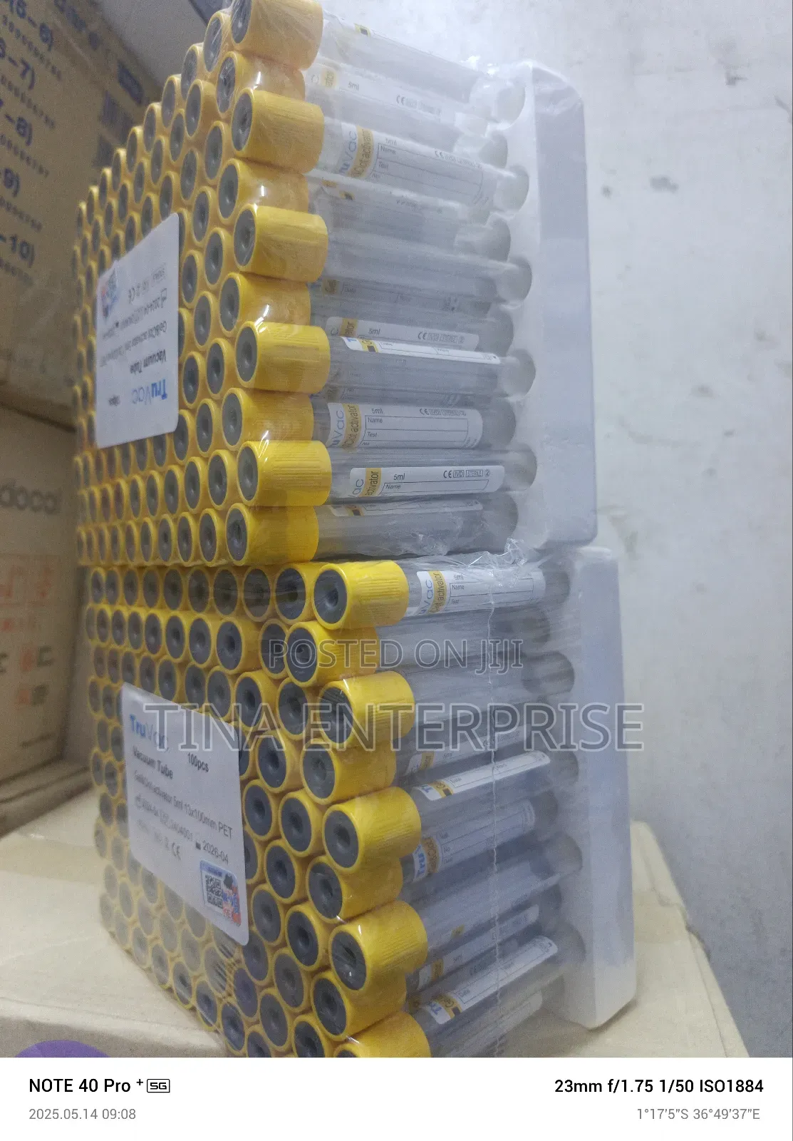 Yello Tops/Blood Collecting Tubes