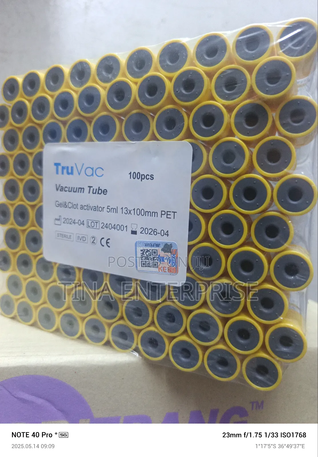 Yello Tops/Blood Collecting Tubes