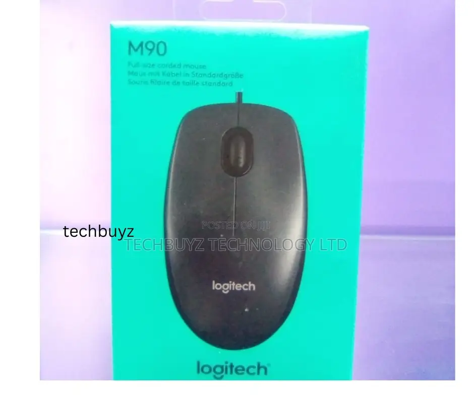 Logitech Wired Mouse M90 Black Usb