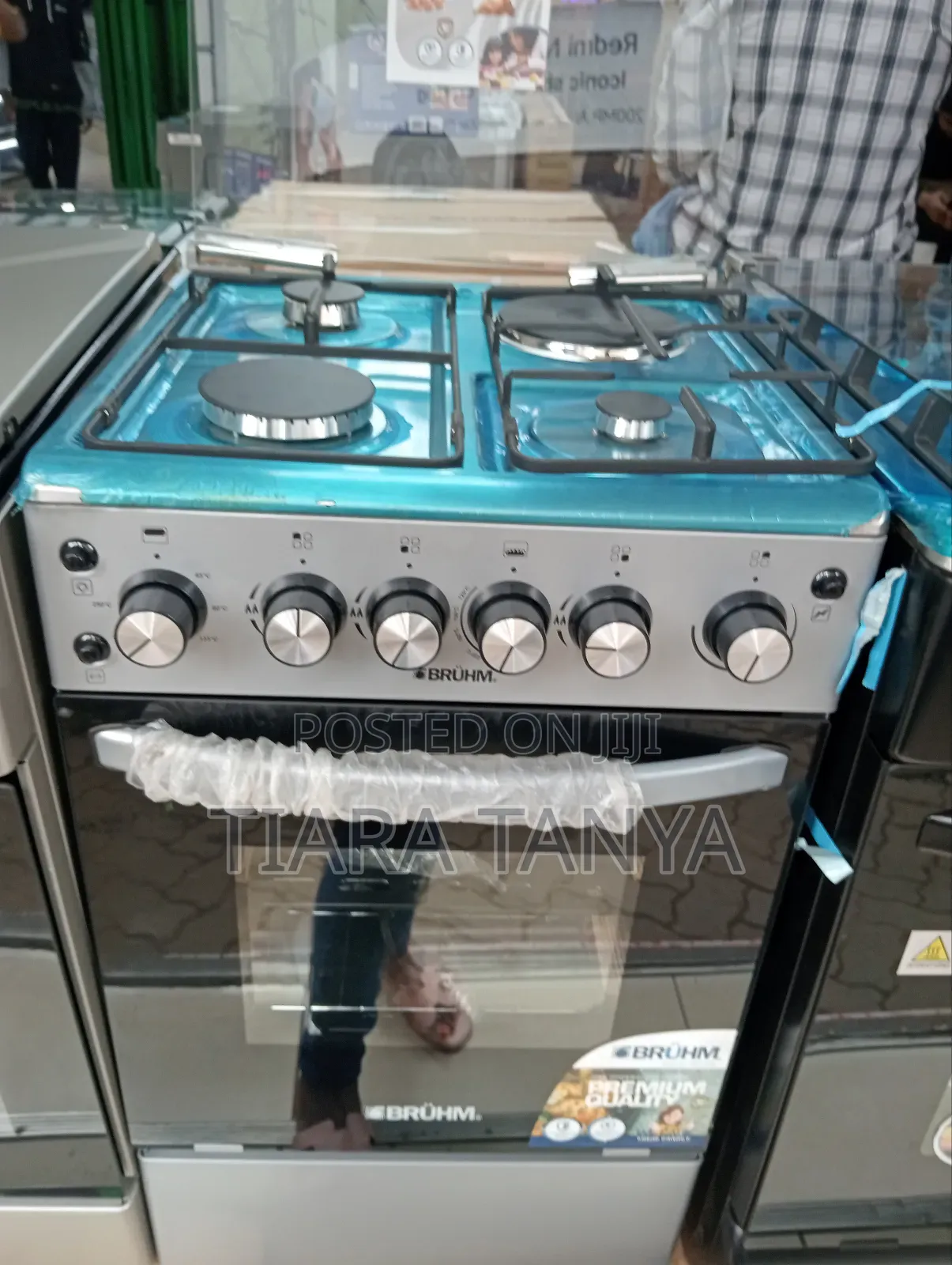 Bruhm 50 by 50 3 Gas and 1 Electric Cooker