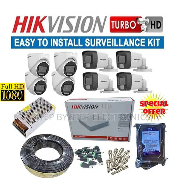 Enhanced Quality 8 Hikvision 1080p CCTV Cameras Full Kit