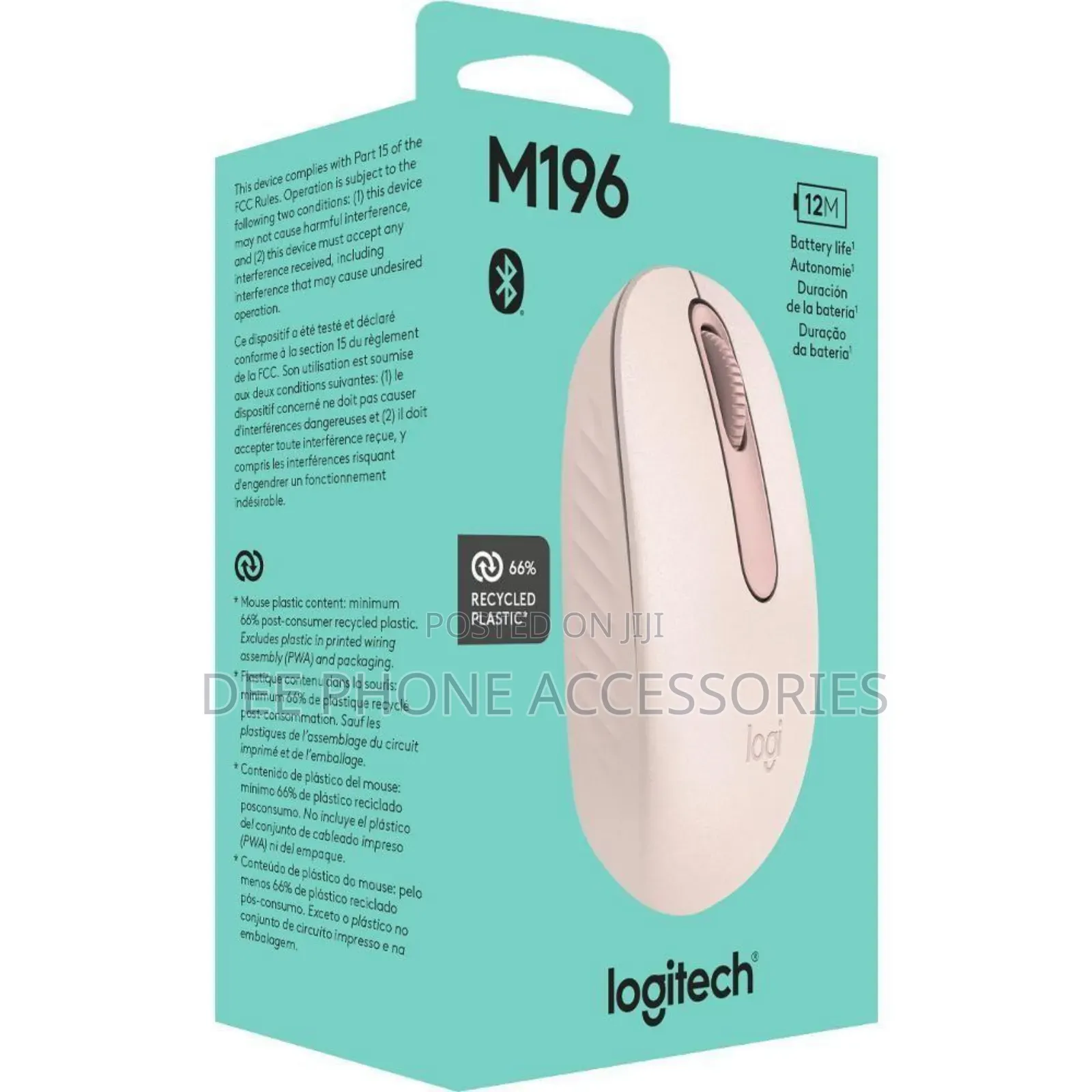 Logitech M196 Bluetooth Ambidextrous Mouse