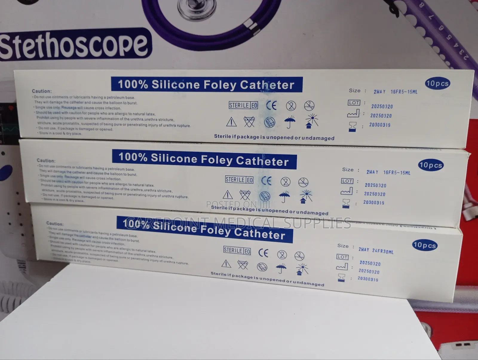 Pure Silicone 2 Way Foley Catheter