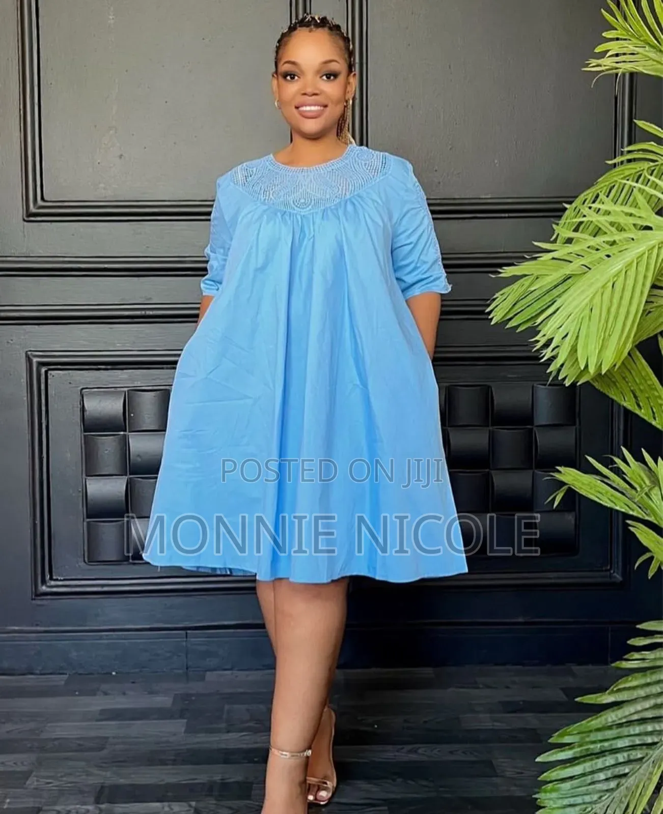 Official Maternity, Pregnant Friendly Office Dress🩵