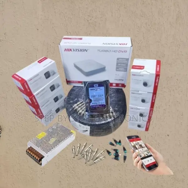 Remote Monitoring 8 Hikvision (1080p) CCTV Cameras Full Kit