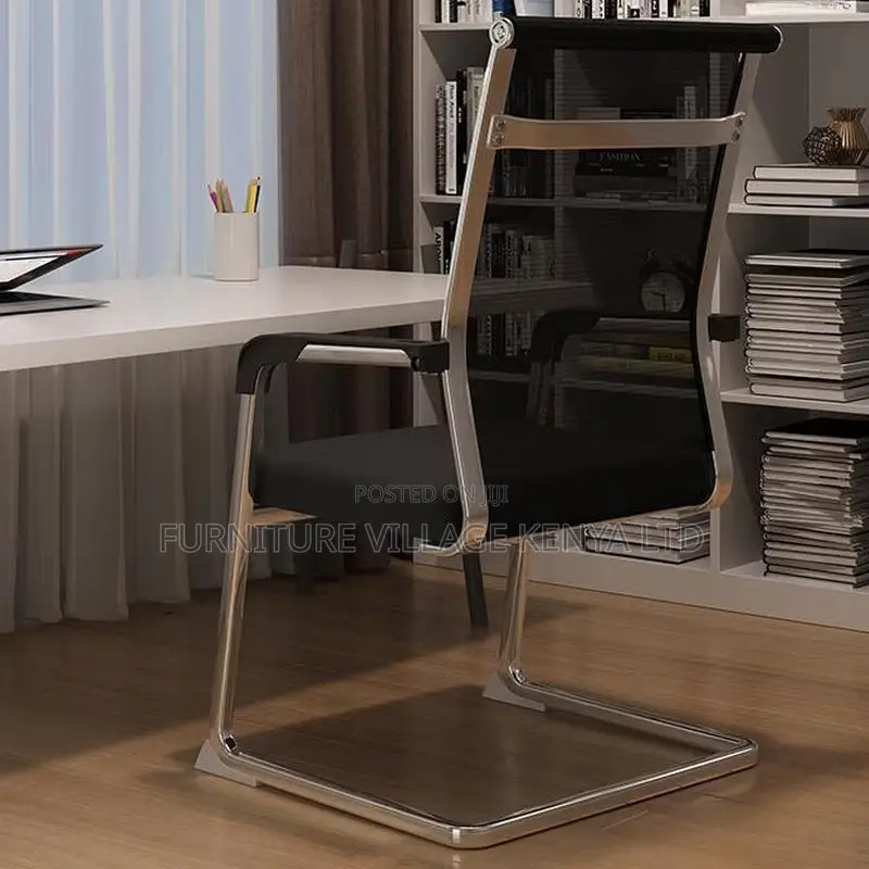 Office Chair: Fixed Mesh Supportive Office Meeting Chair