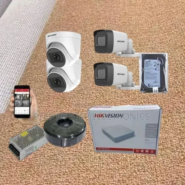 Performance Guaranteed 4 Hikvision(1080p) CCTV Cameras Kit