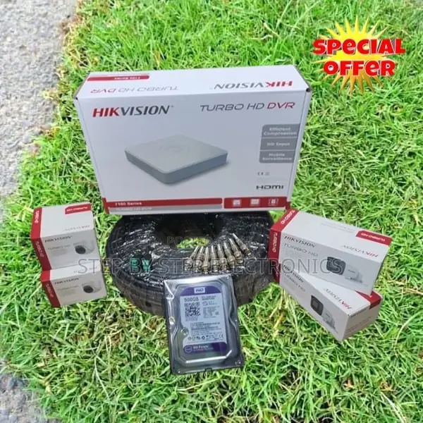 Best Performance 4 Hikvision (1080p) CCTV Cameras Full Kit