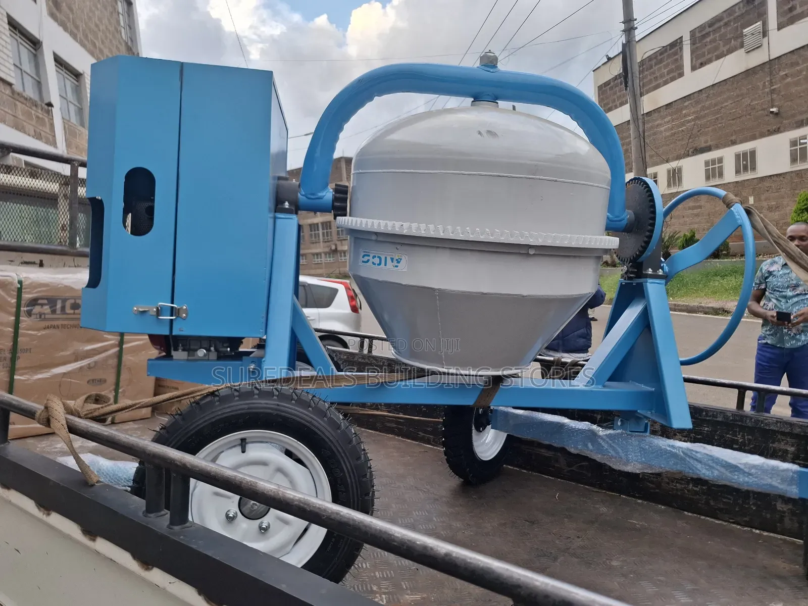 400ltrs Cement Concrete Mixer With 7hp Diesel Engine