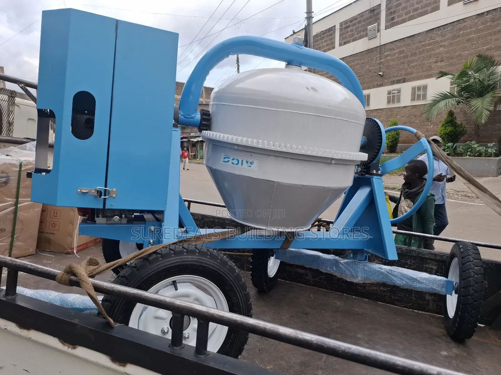 400ltrs Cement Concrete Mixer With 7hp Diesel Engine