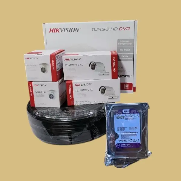 Maintenance-Free 4 Hikvision (1080p) CCTV Cameras Full Kit