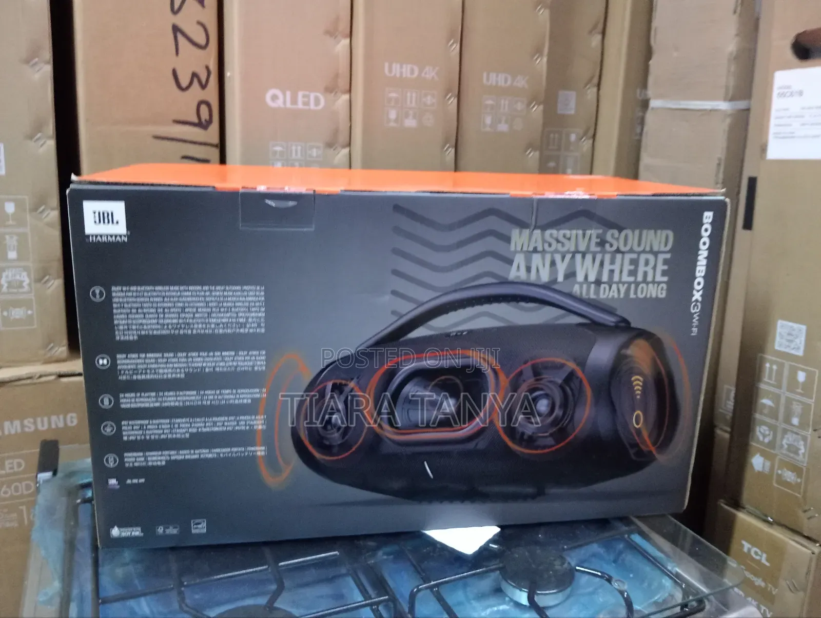 JBL Boombox 3 Wifi Wireless Bluetooth Portable Speaker