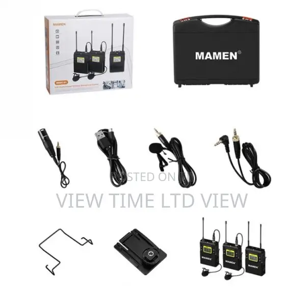 Mamen Wmic-01 Dual Wireless Lavalier Microphone System
