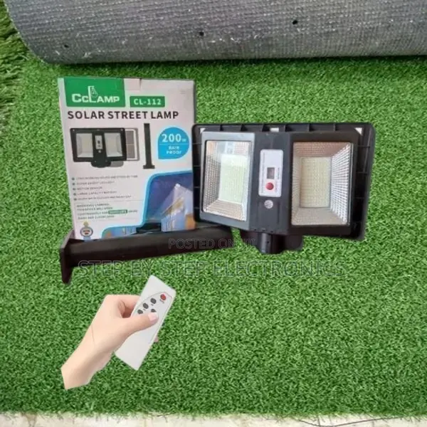 Cclamp 200watts Led Solar Street Light With Motion Sensor