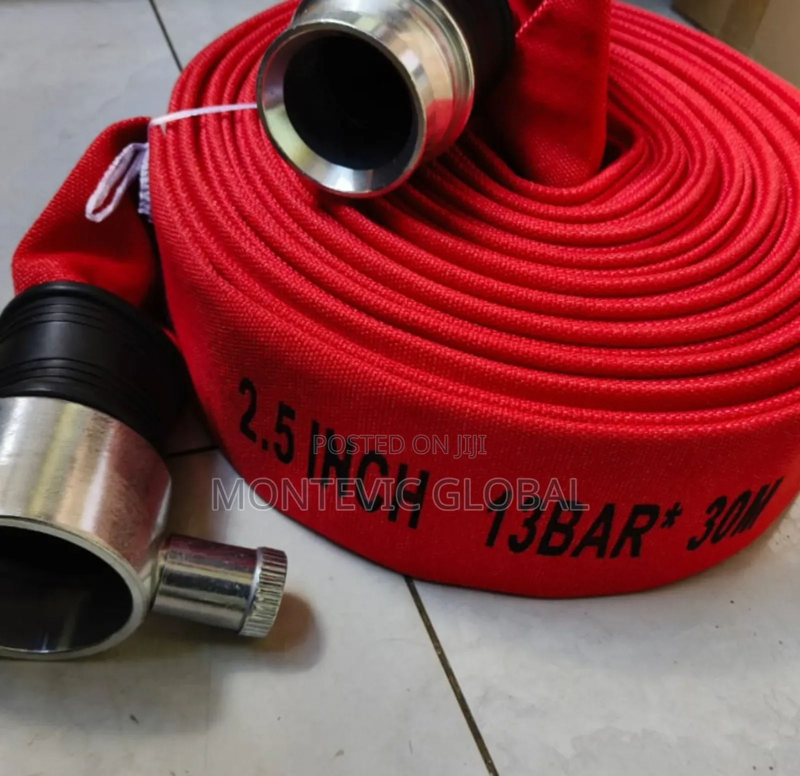 Heavy Duty Fire Fighter Hose With Coupling 2.5" X30m