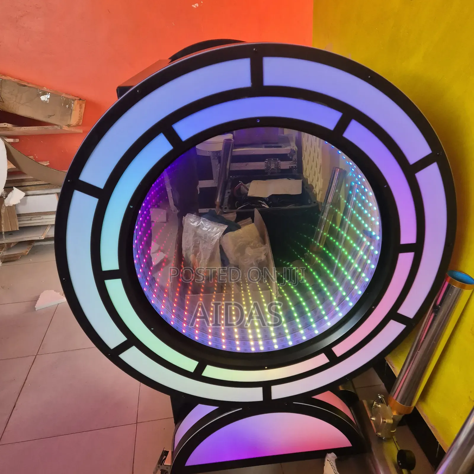 Dj Booth Indoor Club Events Booth Charming Led With Lights