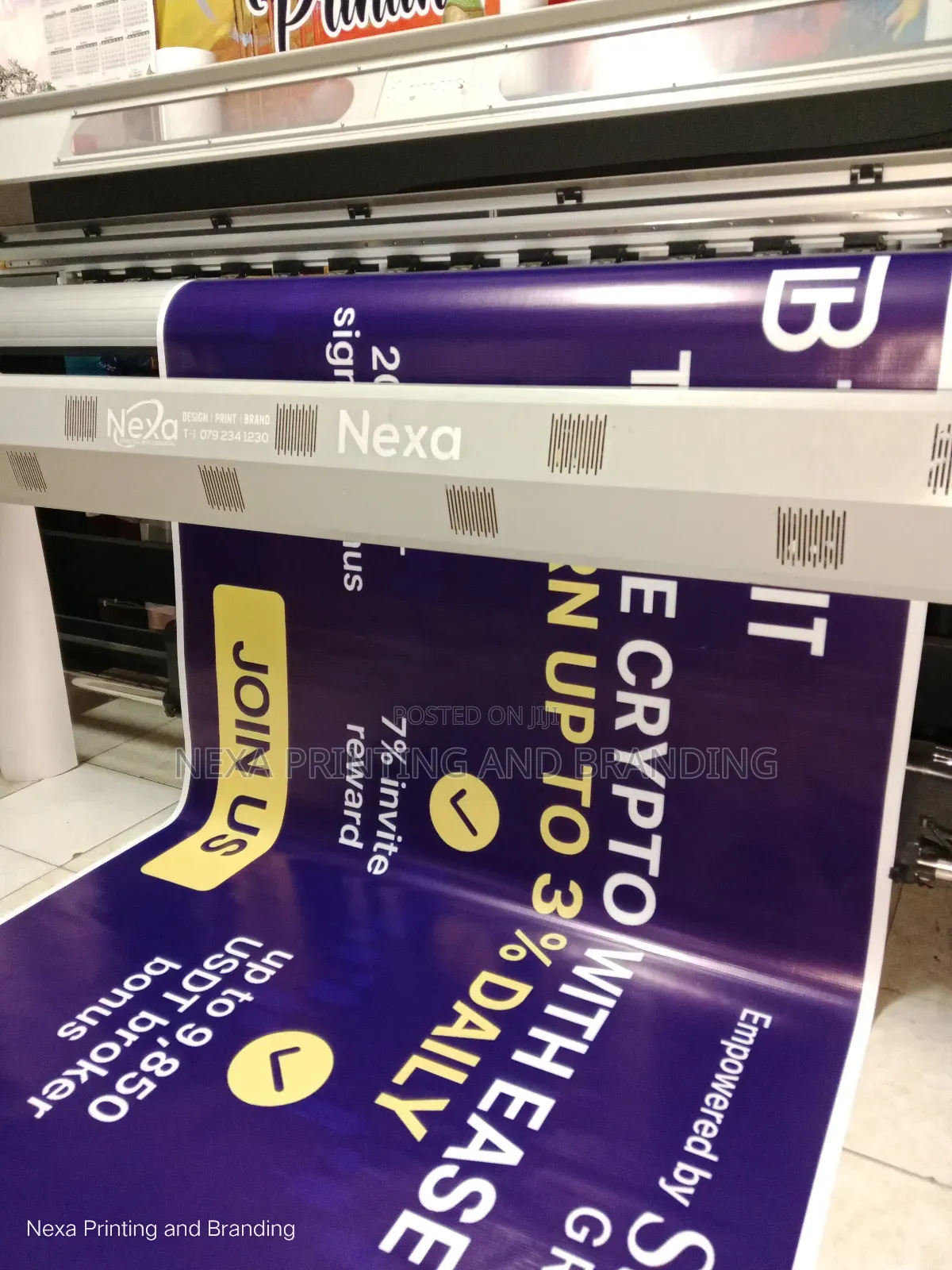 On Time Sticker Plus +Banner Plus Banner Sticker Printing