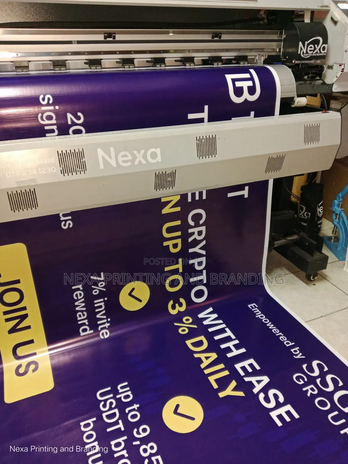 On Time Sticker Plus +Banner Plus Banner Sticker Printing