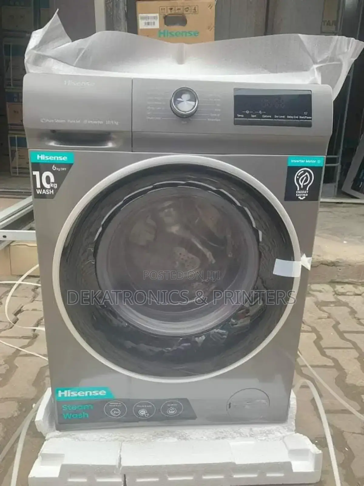 Hisense Wash Dry 10.5kg/6kg Wd3q1043bt Washing Machin