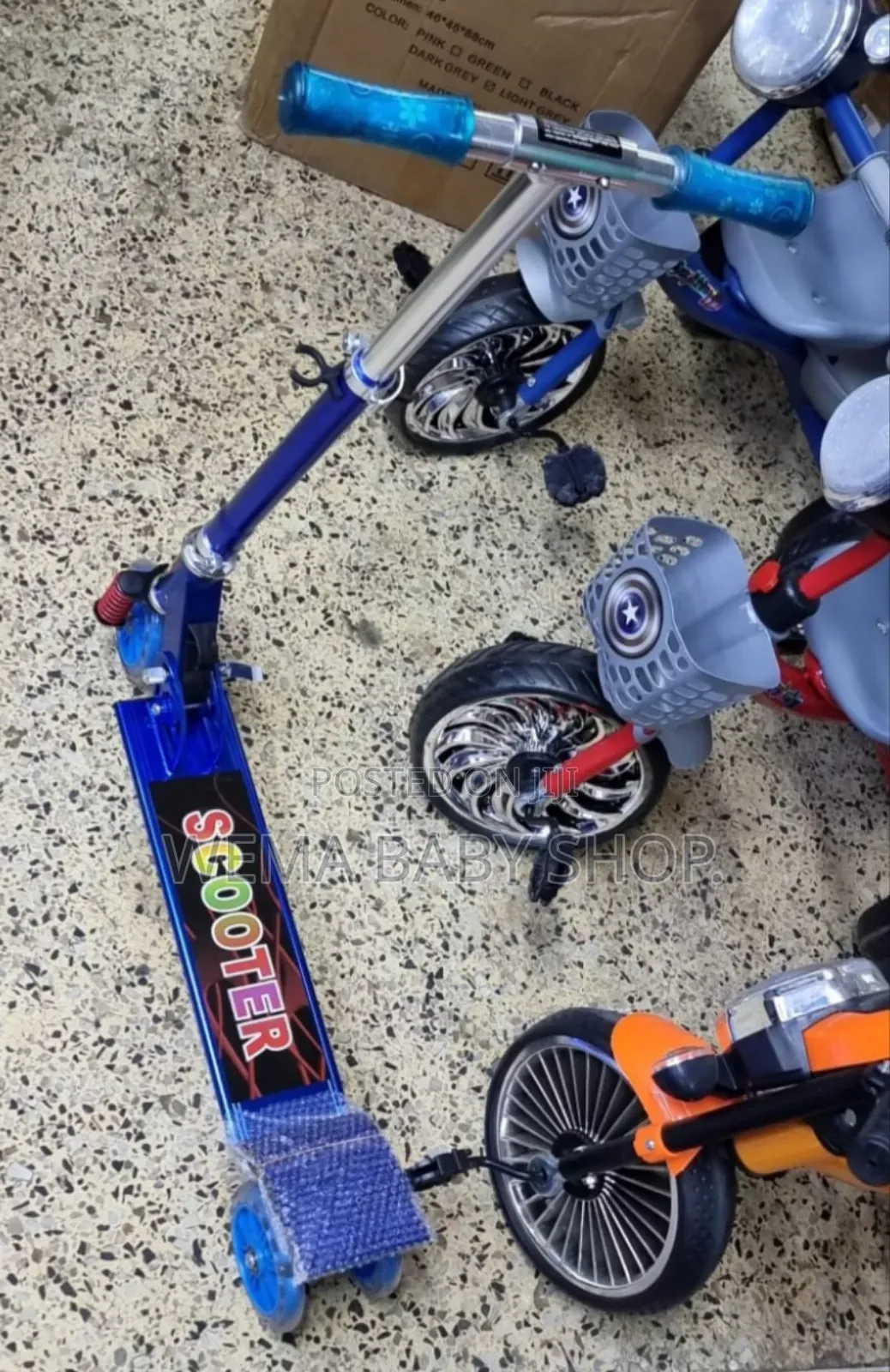 Adjustable Metallic Scooters For Kids And Teens