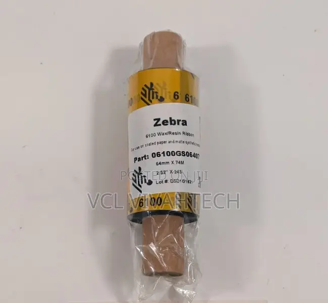 Zebra 2.5 X 244' Thermal Transfer Resin Ribbon