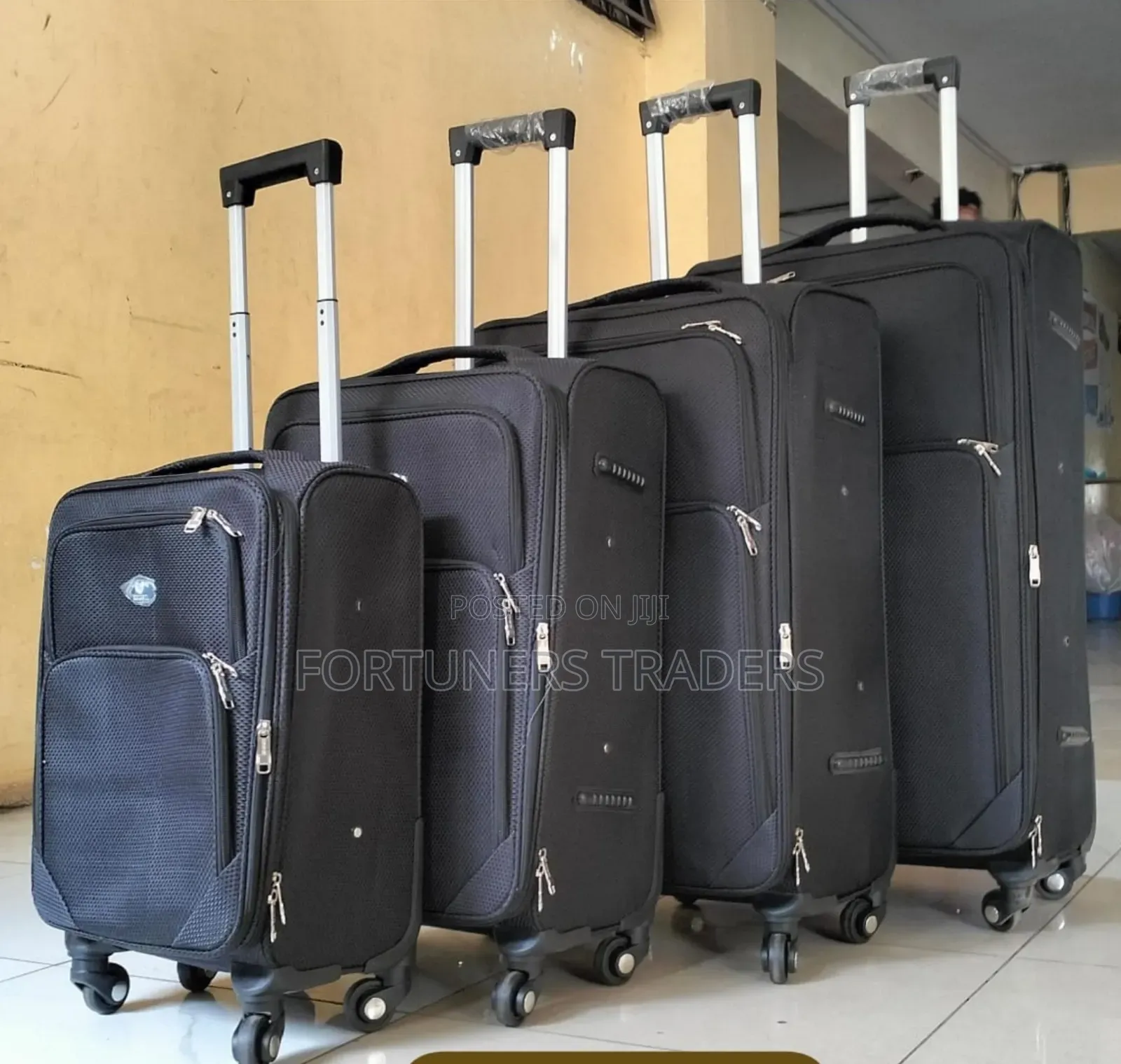 4 in 1 Fabric Luxurious Suitcase