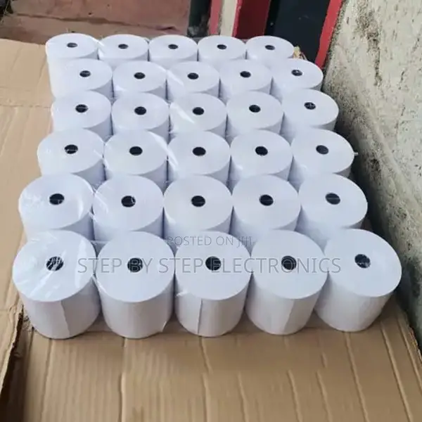 Clear Printing 80mm by 80mm by 13mm Thermal Rolls Paper- Box