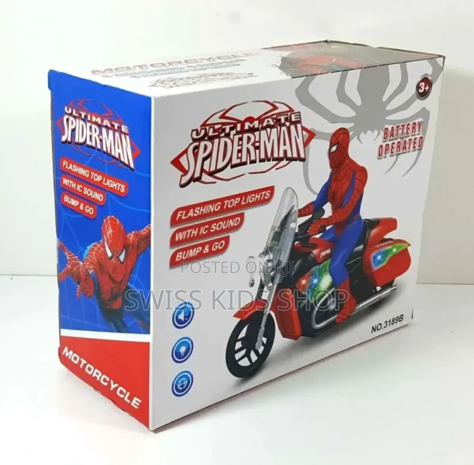 Spiderman Toy Motorbike