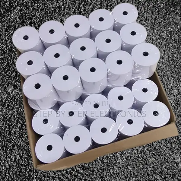 80mm by 80mm by 13mm Thermal Rolls Papers -Pack of 50 Rolls