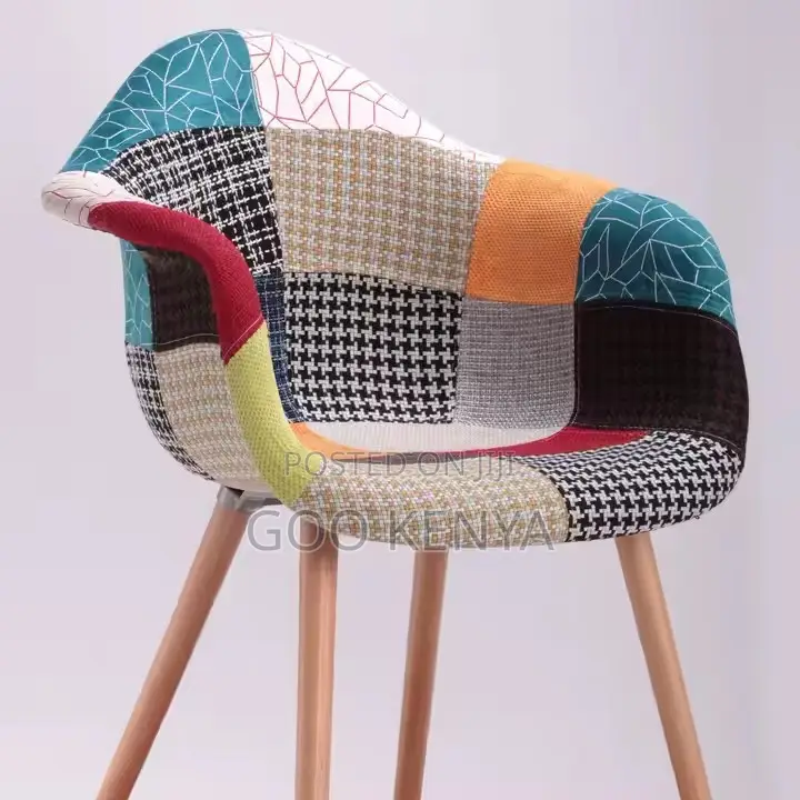 Home Chairs ; Modern Arm Rest Patchwork Chair