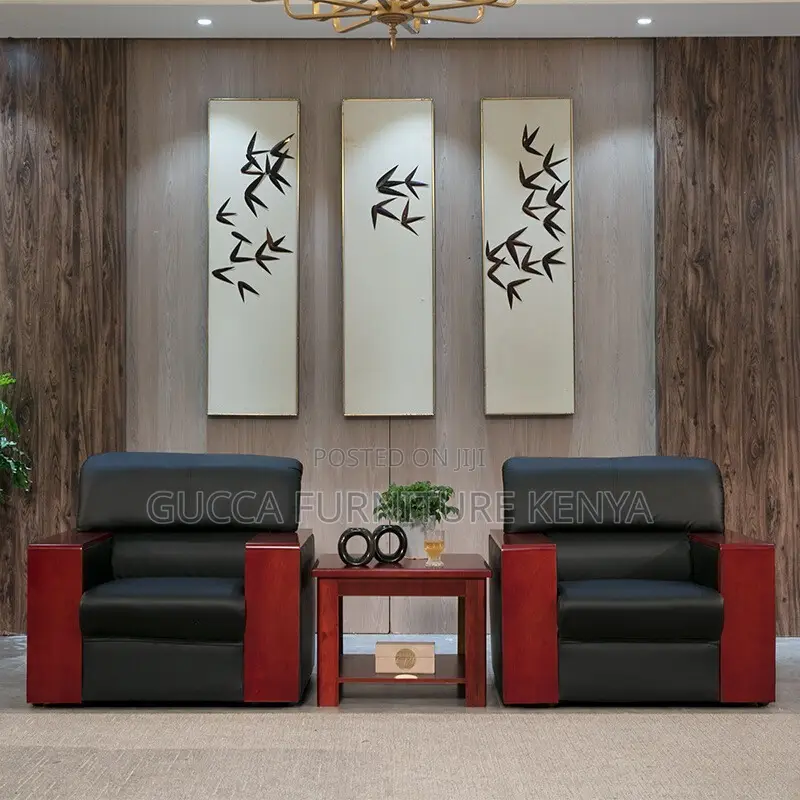 Office Sofa: Office 5-Seater Manager Room Reception Sofa