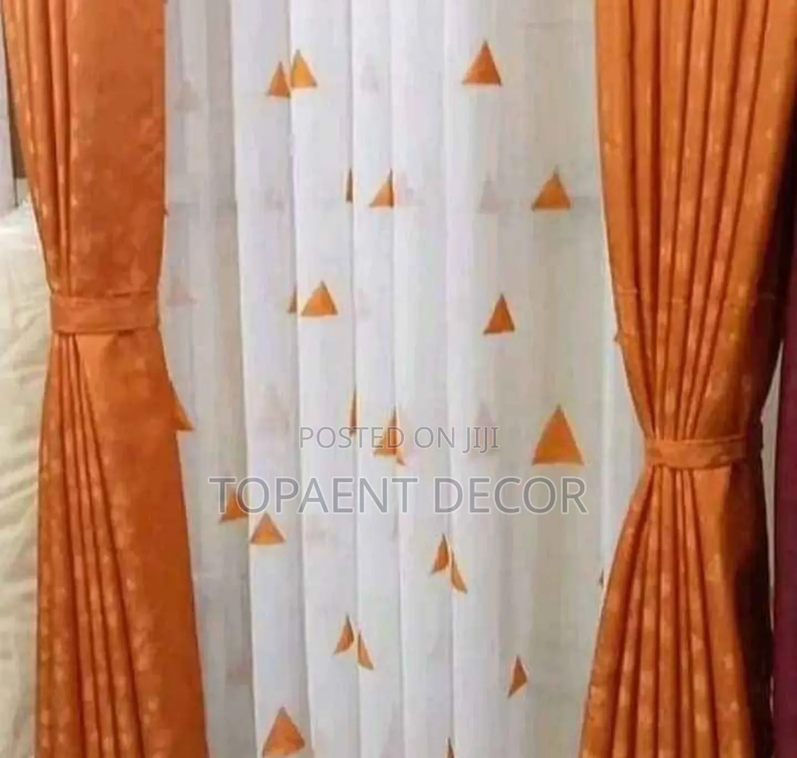 Burnt Orange High Quality Window and Door Curtains