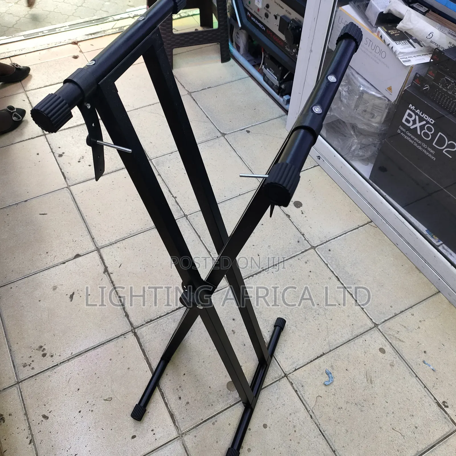 Double Rail Adjustable Heavy Duty Keyboard Stand For 473/483/583