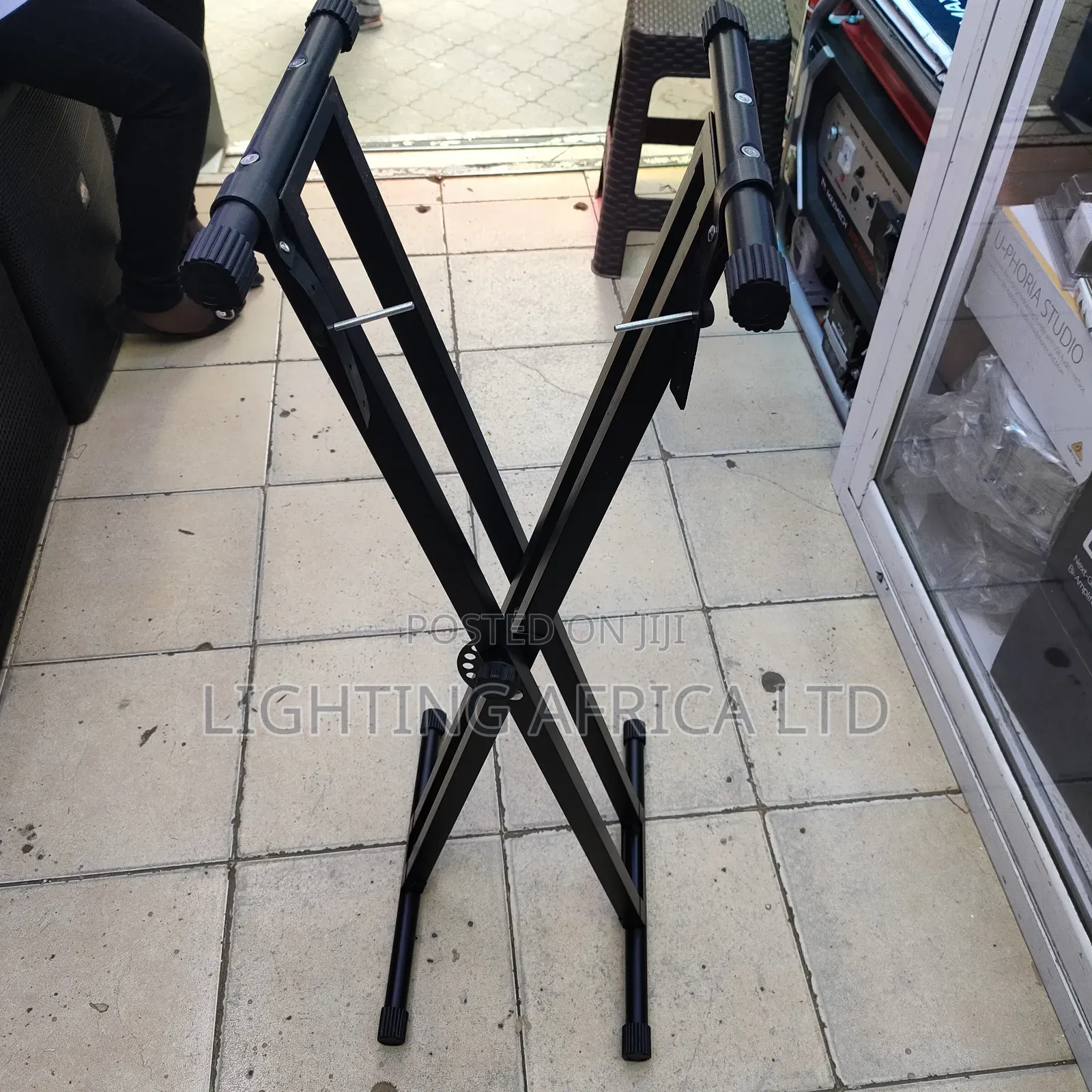 Double Rail Adjustable Heavy Duty Keyboard Stand For 473/483/583