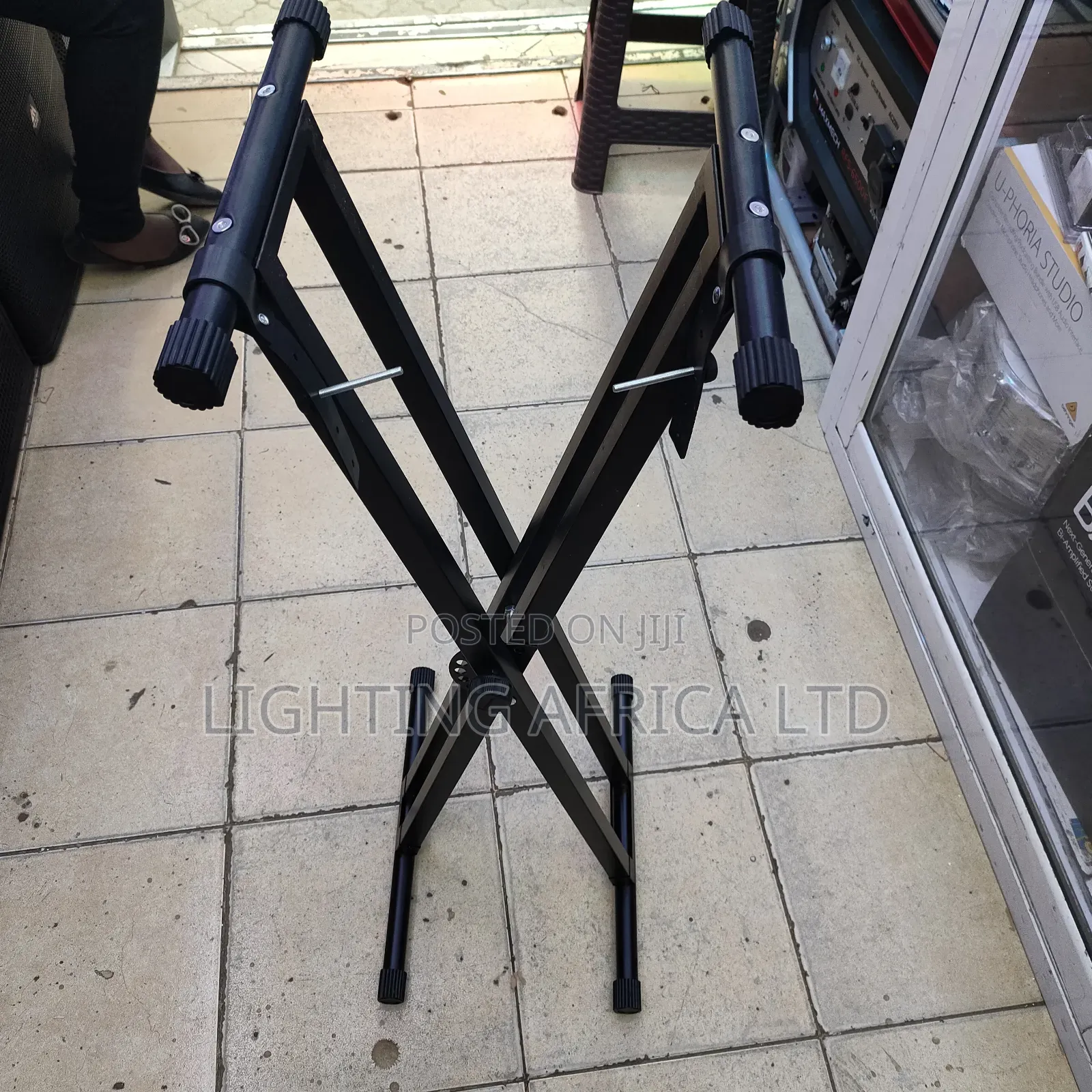 Double Rail Adjustable Heavy Duty Keyboard Stand For 473/483/583
