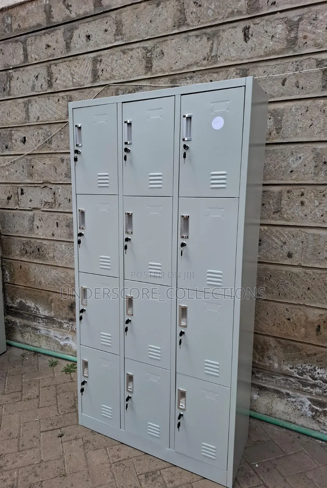 Executive Metallic Office 12 Drawers