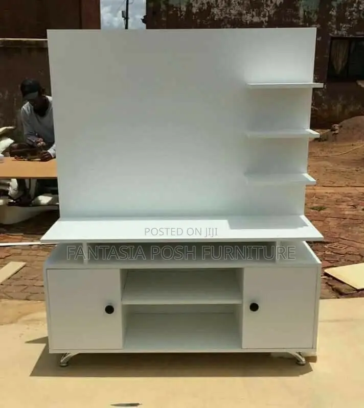 Modern Tv Stand With Floating Shelves
