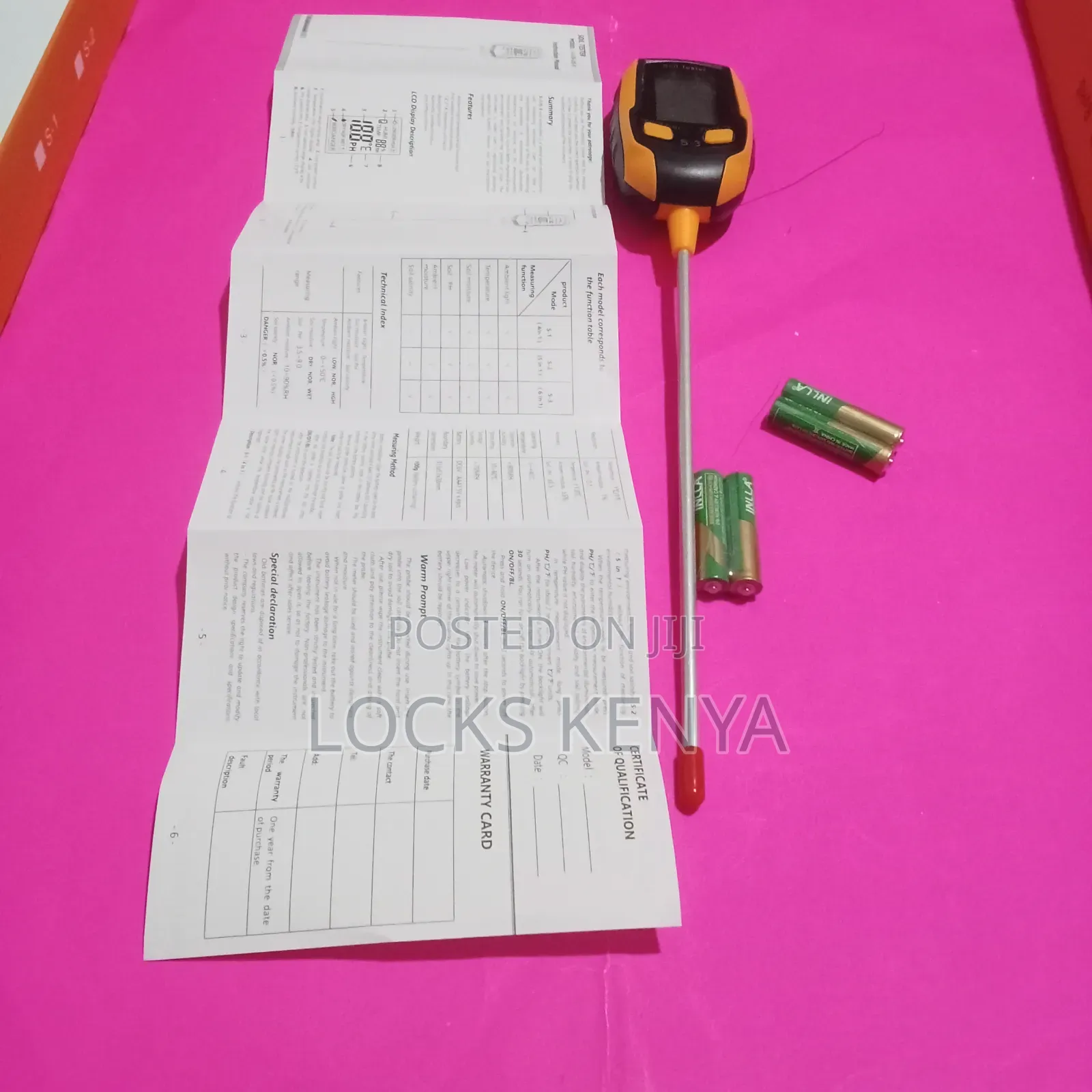 Agricultural 6 in 1 Soil Meter