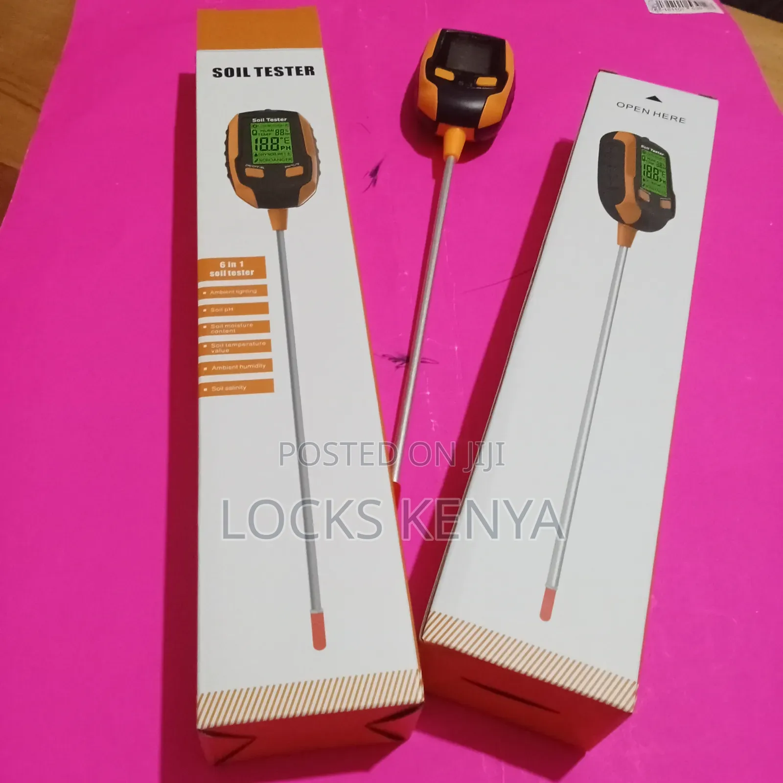 6 Functions Soil Meter