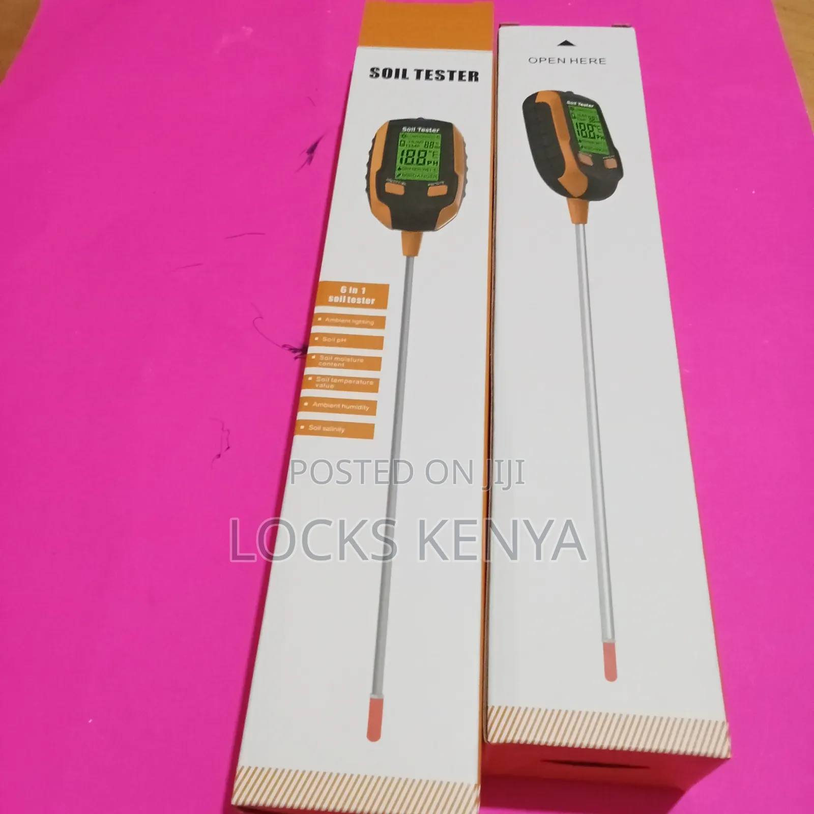 Portable 6 in 1 as Soil Meter