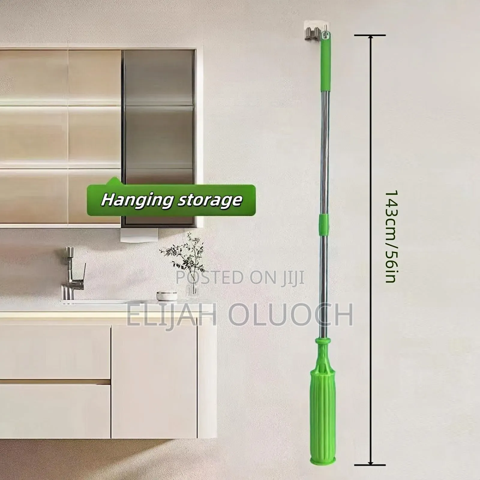 New Upgrade 144cm Pocket Wringing Mop
