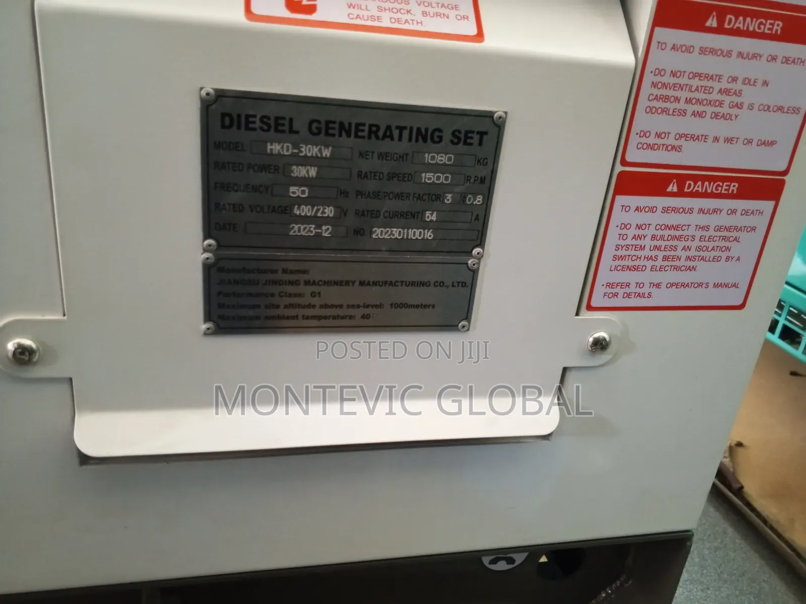 37.5kva Hisaki Diesel Generator