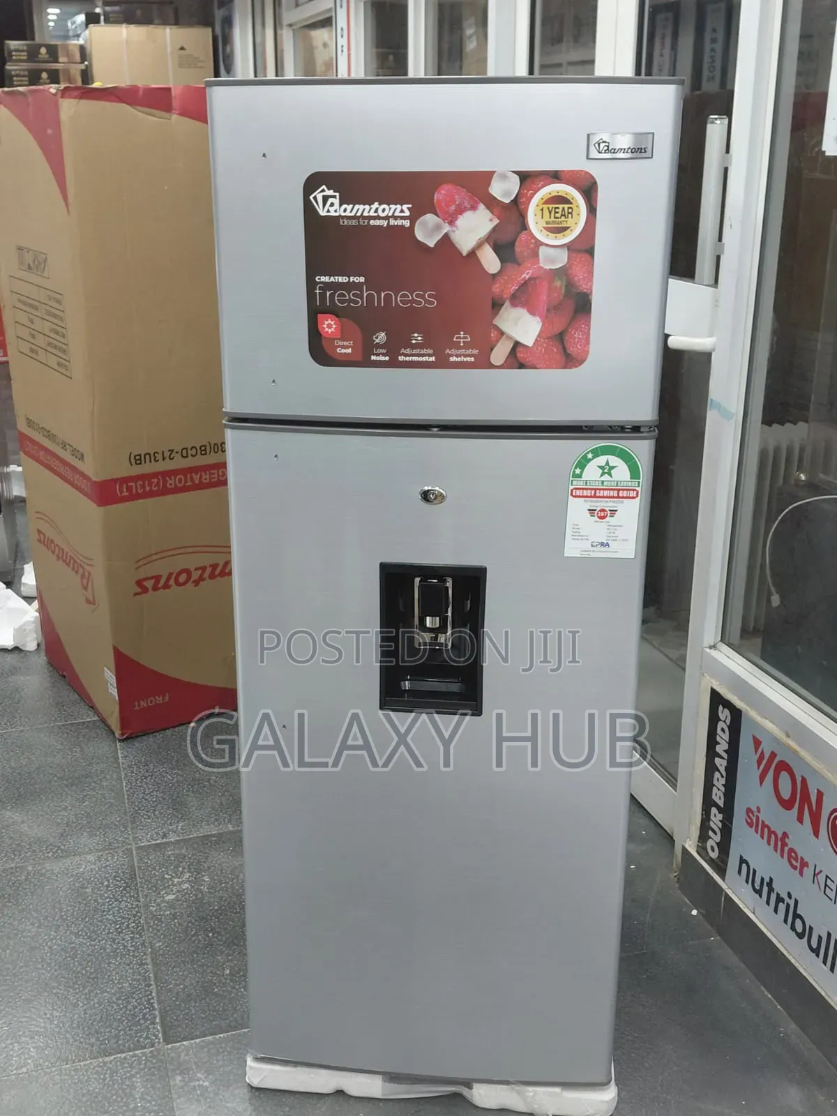 Ramtons 213litres Double Door Rf/130 Available