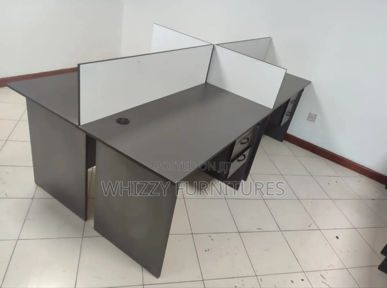 Gray Office Workstation