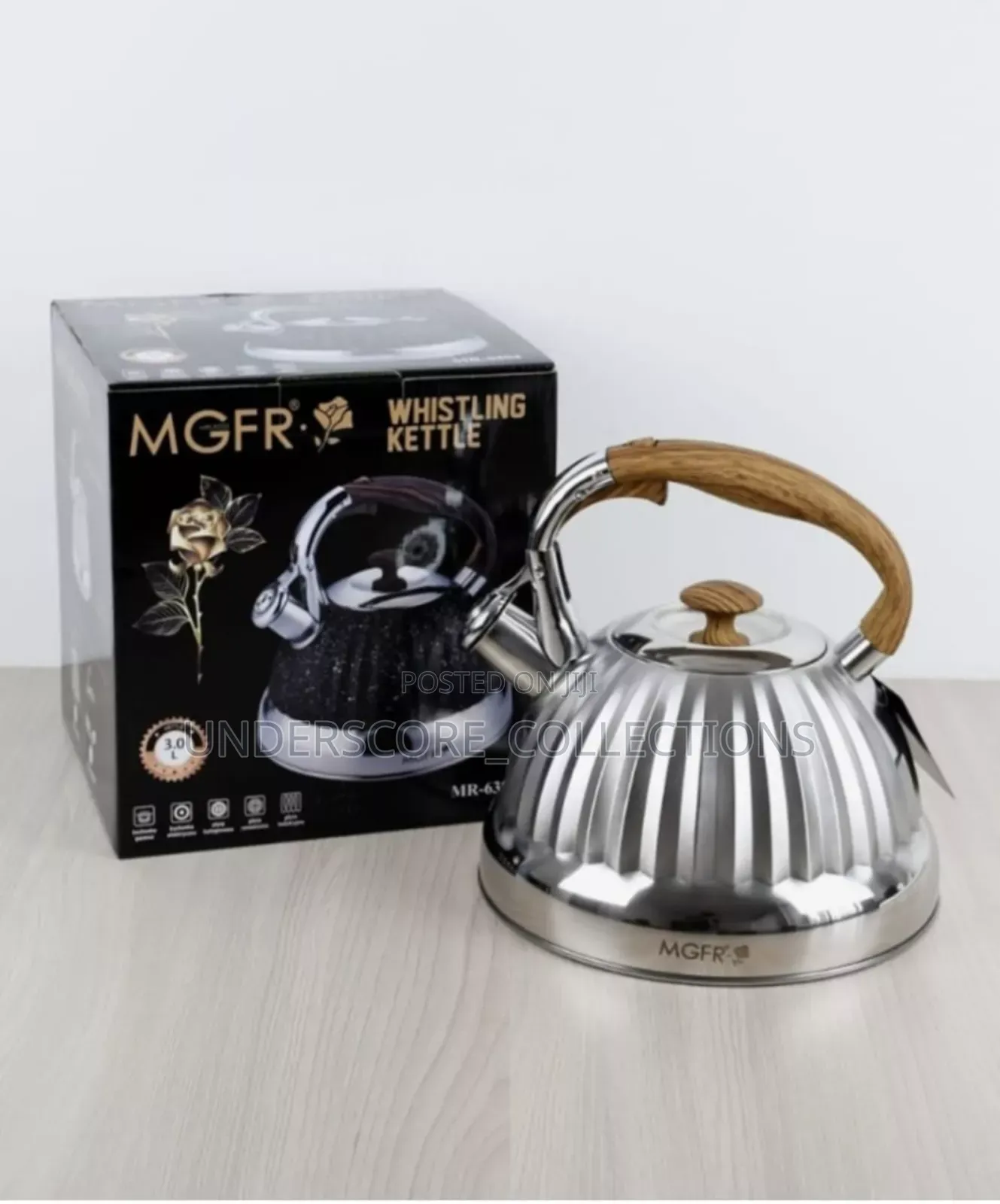 3 Litre Stainless Steel Whistling Kettle